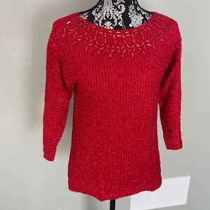 Ruby Rd Red Top . NEW